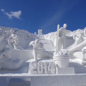 Impressive Snow Sculptures at the Sapporo Winter Festival