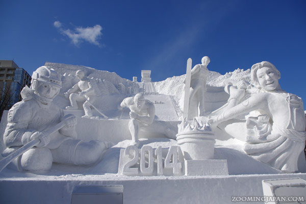 Impressive Snow Sculptures at the Sapporo Winter Festival