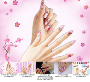 Gel nail Unlimited Rhinestones plan