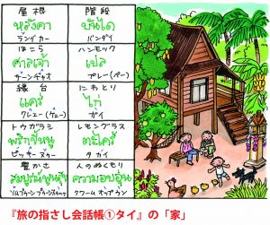 旅の指さし会話帳1タイ(タイ語)[第3版]の家