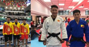 2019年に東京・日本武道館で行われた世界柔道選手権大会にブータンの選手たちも出場