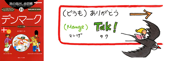 世界の言葉 デンマーク語 (どうも）ありがとう