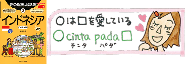 世界の言葉インドネシア語〇は□を愛している