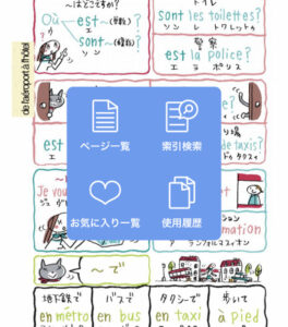 指さし会話フランス ページ一覧 索引検索 お気に入り一覧 使用履歴