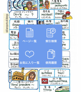 指さし会話イタリア ページ一覧 索引検索 お気に入り一覧 使用履歴